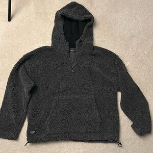 Industrie Gray Sherpa Hoodie. Medium. Worn a few times.